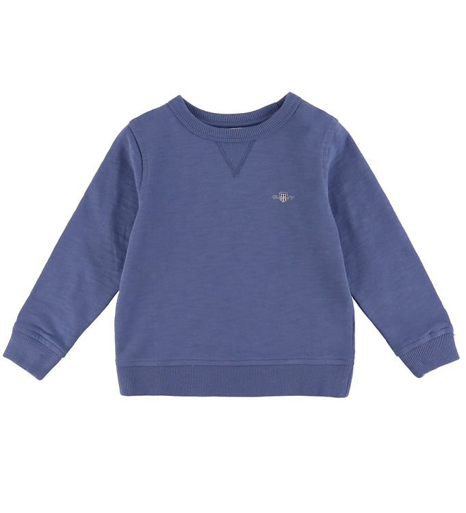 GANT Sweatshirt - Shield Slub - Dusty Navy