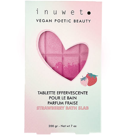 Inuwet Bath Tablet Fizz - 200g - Strawberry Inuwet Bath Tablet Fizz - 200g - Strawberry