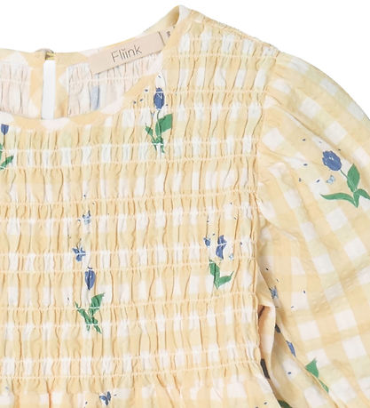 Fliink Kjole - Agnes - Sunlight Flower Aop