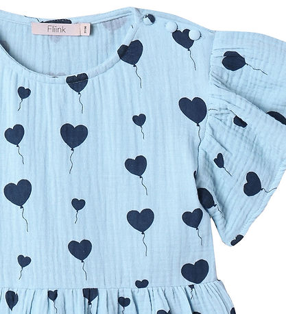 Fliink Kjole - Love - Dream Blue