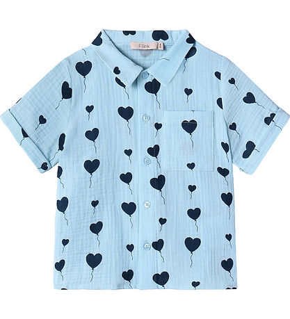 Fliink Skjorte - Love - Dream Blue Fliink Skjorte - Love - Dream Blue