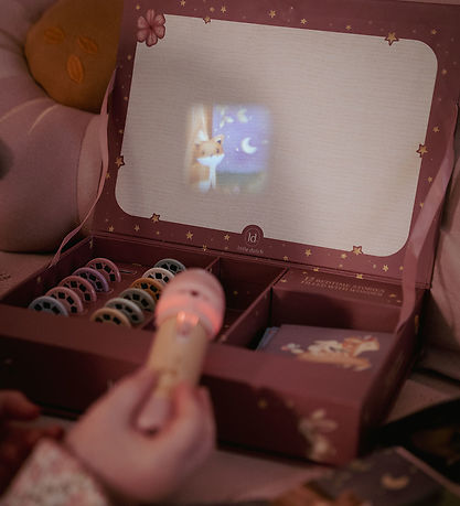 Little Dutch Historie Projektorlommelygte - Pink