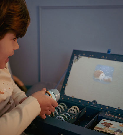 Little Dutch Historie Projektorlommelygte - Blå