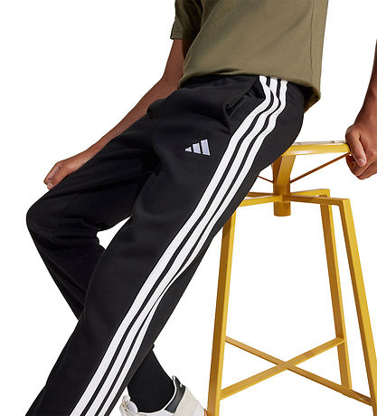 adidas Performance Sweatpants - J 3S FL PT 280 - Sort/Hvid m. Lo adidas Performance Sweatpants - J 3S FL PT 280 - Sort/Hvid m. Lo