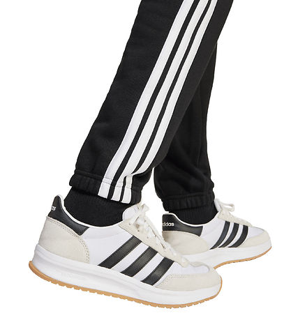 adidas Performance Sweatpants - J 3S FL PT 280 - Sort/Hvid m. Lo adidas Performance Sweatpants - J 3S FL PT 280 - Sort/Hvid m. Lo
