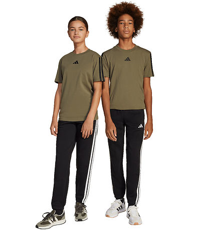 adidas Performance Sweatpants - J 3S FL PT 280 - Sort/Hvid m. Lo adidas Performance Sweatpants - J 3S FL PT 280 - Sort/Hvid m. Lo
