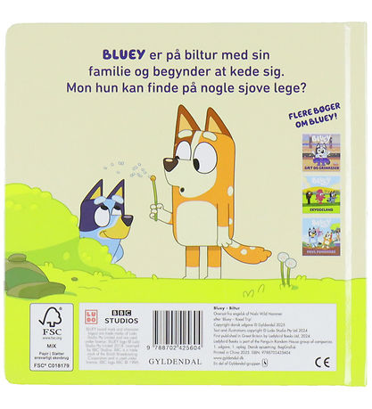 Forlaget Gyldendal Bog - Bluey - Biltur