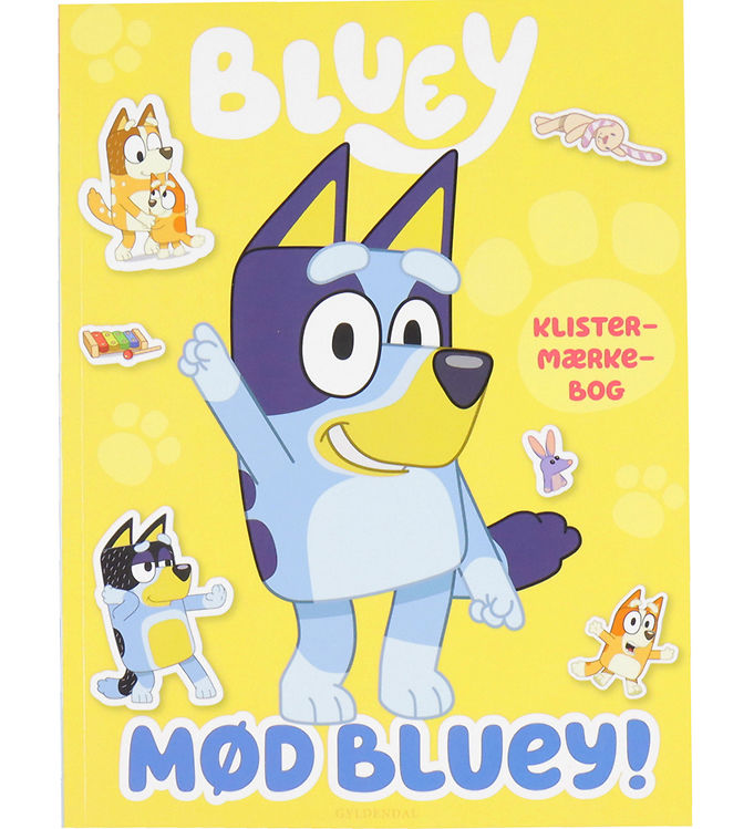 Forlaget Gyldendal Klistermærkebog - Bluey - Mød Bluey