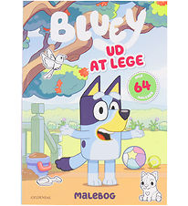 Forlaget Gyldendal Malebog - Bluey - Ud At Lege Forlaget Gyldendal Malebog - Bluey - Ud At Lege