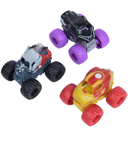 Monster Jam - 1:87 - Mini - Marvel - 3-pak