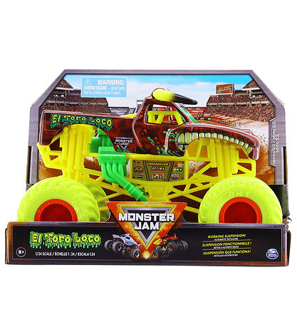 Monster Jam Collector Truck - 1:24 - El Toro Loco - Gul