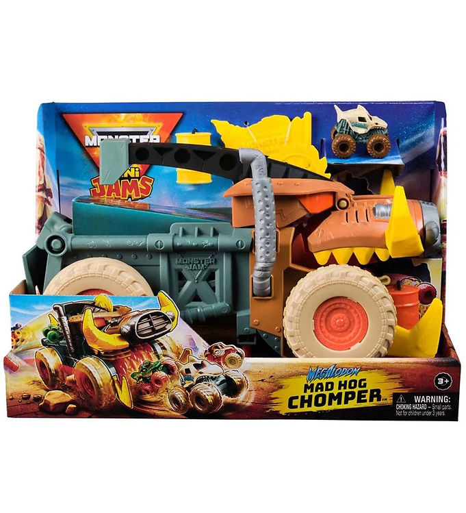 Monster Jam Mini Mad Hog Sweeper - Legetøjsbil - 1:87