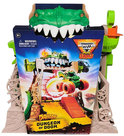 Monster Jam Mini Transforming - Dragon - Dungeon of Doom Monster Jam Mini Transforming - Dragon - Dungeon of Doom