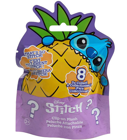 Disney Stitch Movie Clip-on Plys - 9cm - Assorteret Disney Stitch Movie Clip-on Plys - 9cm - Assorteret