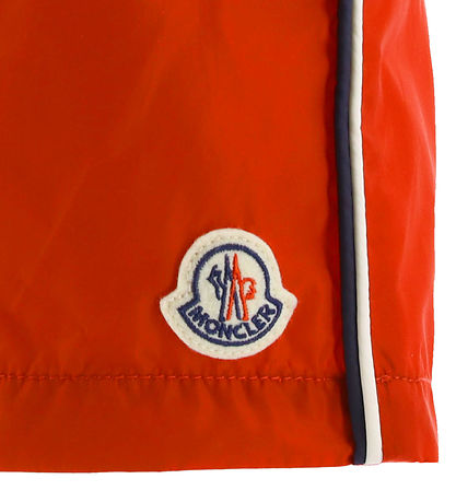 Moncler Badeshorts - Medium Red Moncler Badeshorts - Medium Red