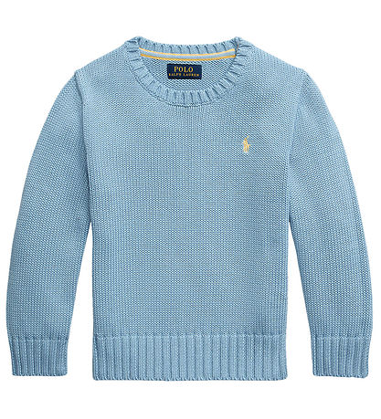Polo Ralph Lauren Bluse - Strik - Lyseblå
