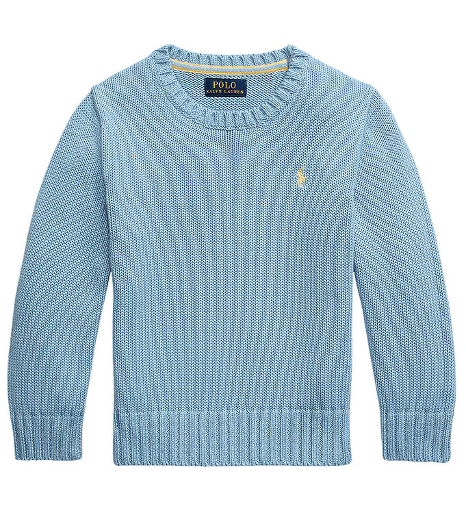 Polo Ralph Lauren Bluse - Strik - Lyseblå