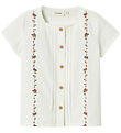 Lil' Atelier Skjorte - NmfJolene - Coconut Milk m. Blomster Lil' Atelier Skjorte - NmfJolene - Coconut Milk m. Blomster