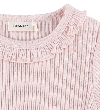 Lil' Atelier T-shirt - Rib - NmfHulla - Peach Blush Lil' Atelier T-shirt - Rib - NmfHulla - Peach Blush