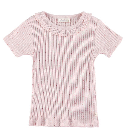 Lil' Atelier T-shirt - Rib - NmfHulla - Peach Blush Lil' Atelier T-shirt - Rib - NmfHulla - Peach Blush
