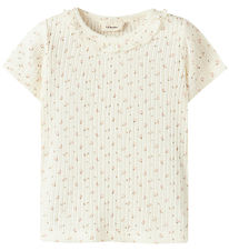 Lil' Atelier T-shirt - Rib - NmfHulla - Coconut Milk Lil' Atelier T-shirt - Rib - NmfHulla - Coconut Milk