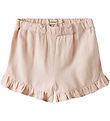 Lil' Atelier Shorts - NmfDolie - Viskose/Hør - Peach Blush Lil' Atelier Shorts - NmfDolie - Viskose/Hør - Peach Blush