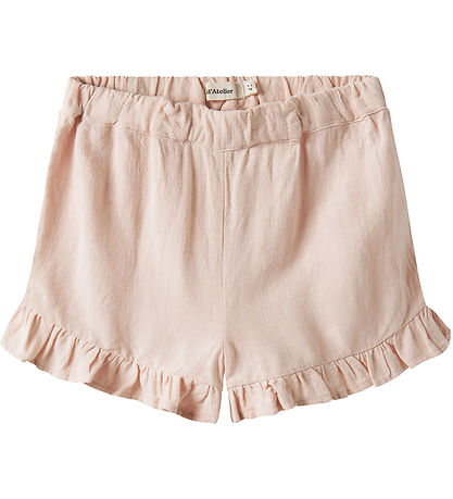 Lil' Atelier Shorts - NmfDolie - Viskose/Hør - Peach Blush Lil' Atelier Shorts - NmfDolie - Viskose/Hør - Peach Blush