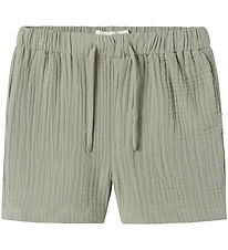 Lil' Atelier Shorts - Musselin - NmmJanu - Seagrass Lil' Atelier Shorts - Musselin - NmmJanu - Seagrass
