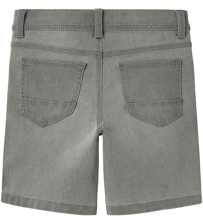 Name It Shorts - NkmSilas - Light Grey Denim