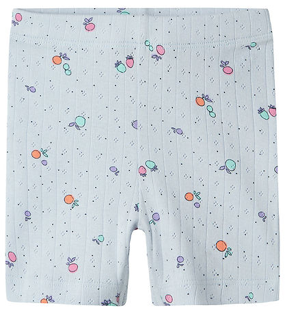 Name It Bicycle Shorts - NmfHamanda - Xenon Blue w. Pointelle