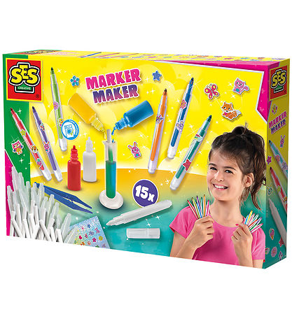 SES Creative Kreasæt - Lav Dine Egne Tusser - 15 Farver SES Creative Kreasæt - Lav Dine Egne Tusser - 15 Farver