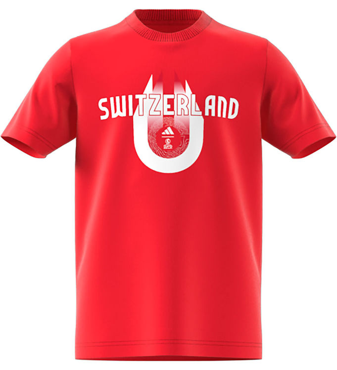 adidas Performance T-Shirt - Switzerland - Pure Ruby
