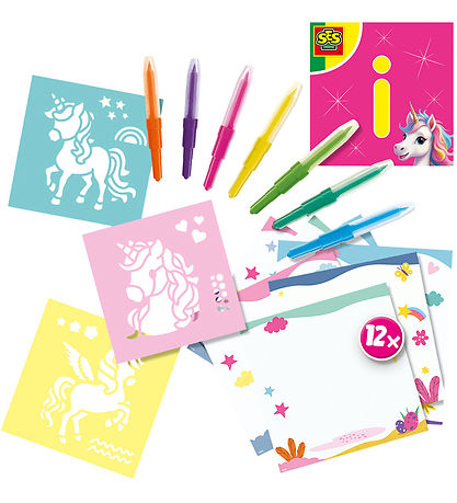 SES Creative Kreasæt - Pustetuscher - Enhjørning