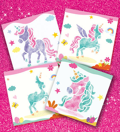 SES Creative Kreasæt - Pustetuscher - Enhjørning