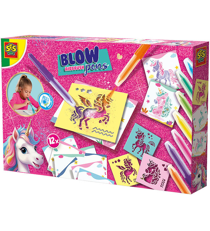 SES Creative Kreasæt - Pustetuscher - Enhjørning