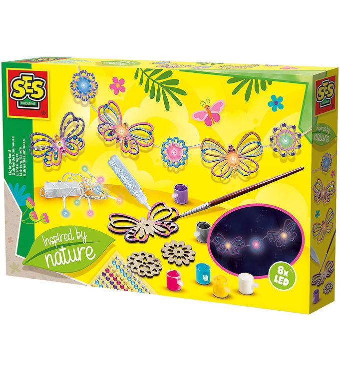 SES Creative Lyskæde - Naturdesign