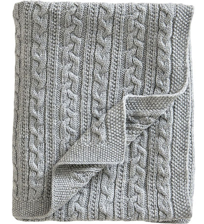 Jack o Juno Tæppe - 80x100 cm - Uld - Light Grey