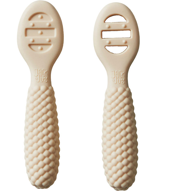 Jack o Juno Babyskeer - Silikone - 2-pak - Bubble - Milk