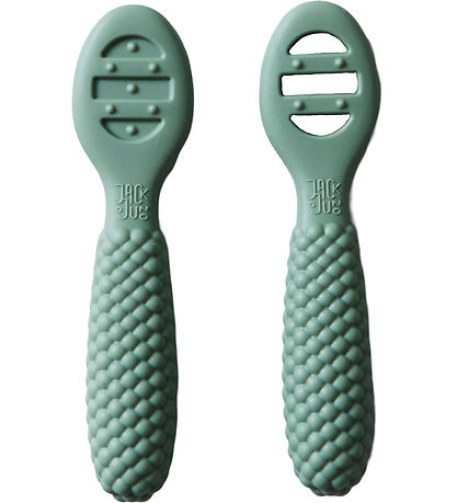 Jack o Juno Babyskeer - Silikone - 2-pak - Bubble - Sage