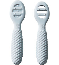 Jack o Juno Babyskeer - Silikone - 2-pak - Bubble - Glacier Grey Jack o Juno Babyskeer - Silikone - 2-pak - Bubble - Glacier Grey