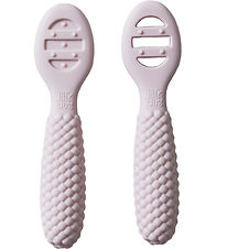 Jack o Juno Babyskeer - Silikone - 2-pak - Bubble - Light Pink Jack o Juno Babyskeer - Silikone - 2-pak - Bubble - Light Pink