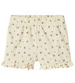 Name It Shorts - NbfJannis - Bleached Sand m. Blomster Name It Shorts - NbfJannis - Bleached Sand m. Blomster