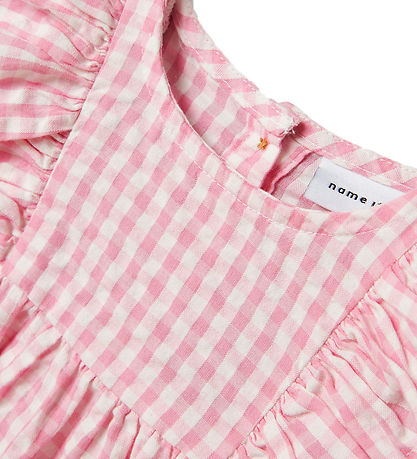 Name It Kjole - NbfHalmi - Cameo Pink m. Tern