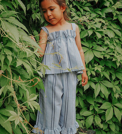 Fliink Bukser - Ruffle - Amie - Navy Fliink Bukser - Ruffle - Amie - Navy