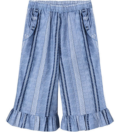 Fliink Bukser - Ruffle - Amie - Navy Fliink Bukser - Ruffle - Amie - Navy