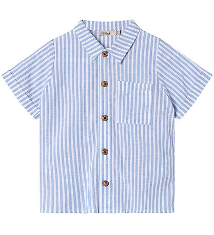 Fliink Skjorte - Vira - Dream Blue/Cloud Dancer Fliink Skjorte - Vira - Dream Blue/Cloud Dancer