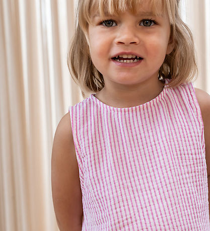 Fliink Top - Ciao - Cloud Dancer/Pink Stripe