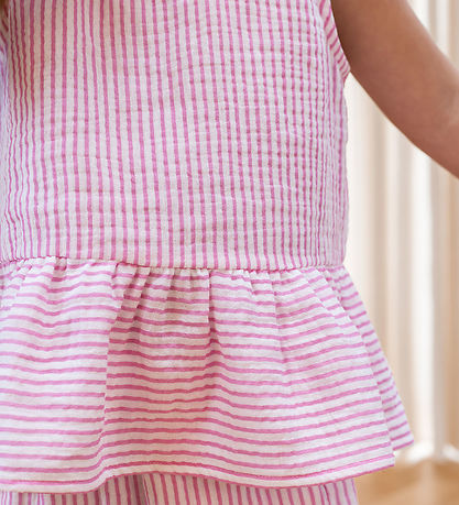 Fliink Top - Ciao - Cloud Dancer/Pink Stripe