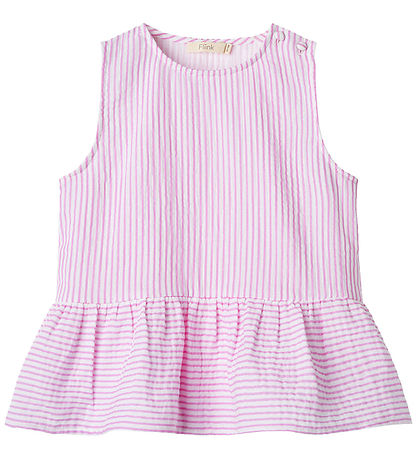 Fliink Top - Ciao - Cloud Dancer/Pink Stripe