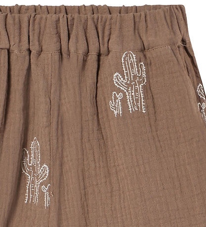 Fliink Shorts - Hello - Pine Bark Cactus Aop